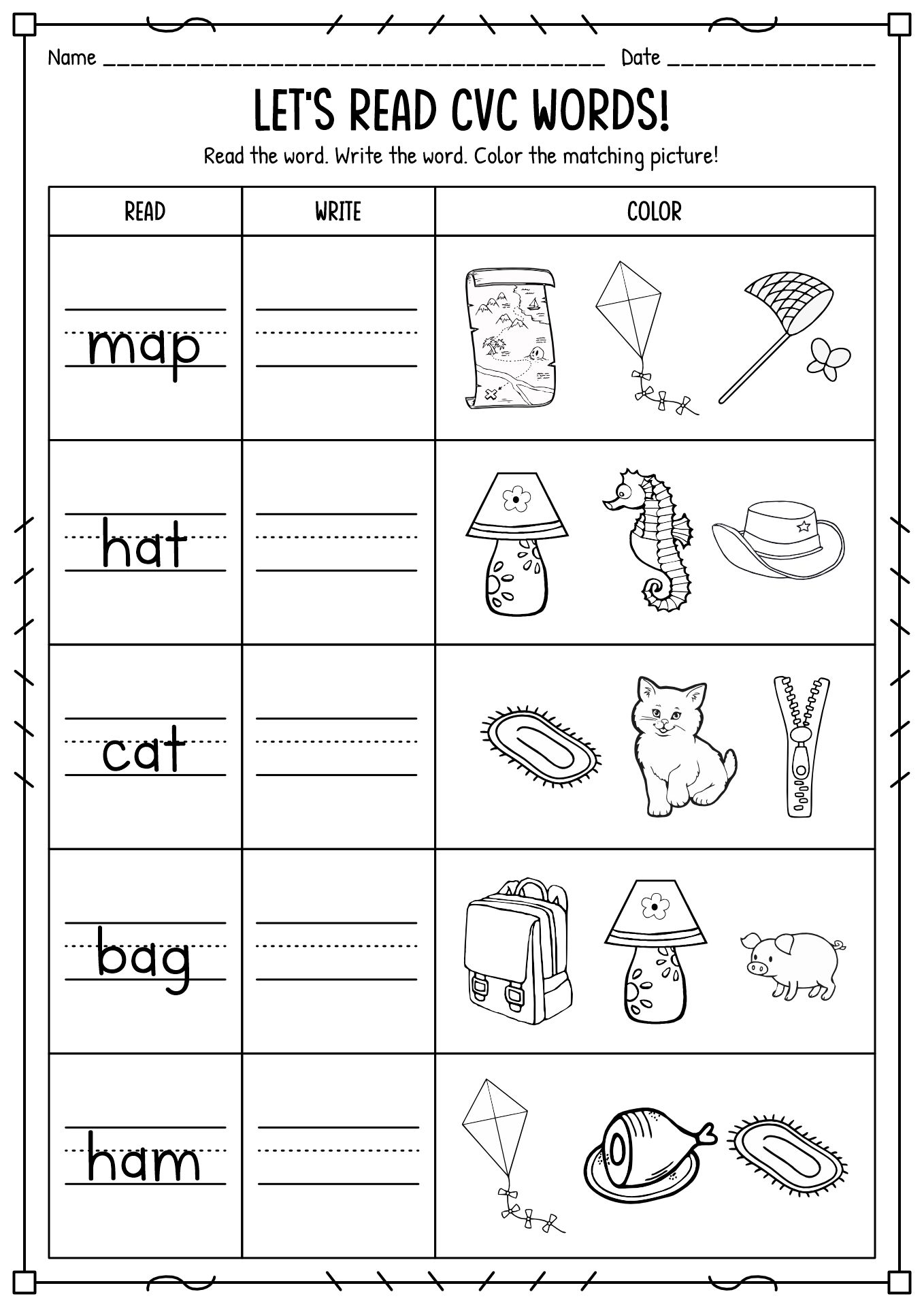 8 Kindergarten Language Arts Worksheets Free PDF At Worksheeto 