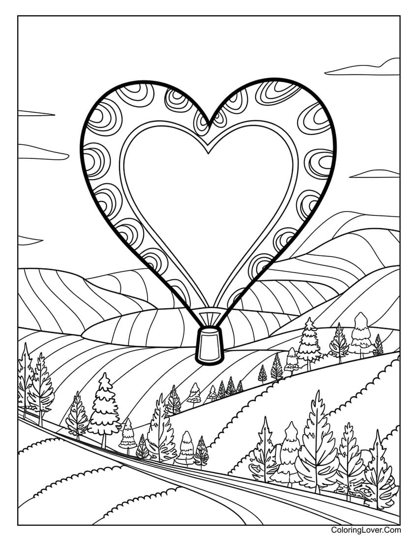 80 Heart Coloring Pages Free Printables For All Ages 