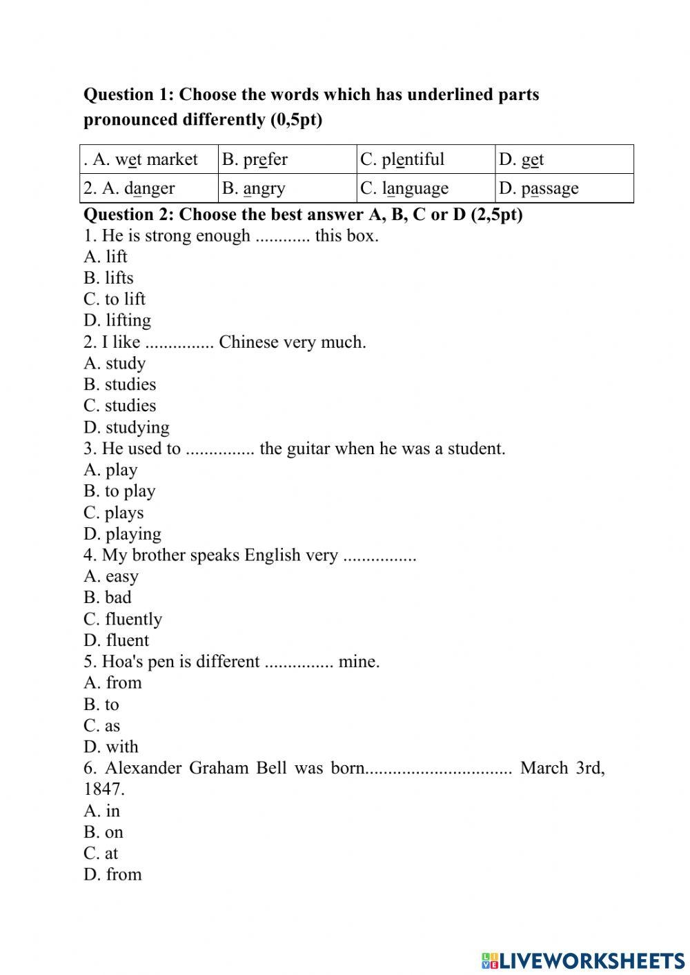8th Grade Language Arts Worksheets Worksheets Library