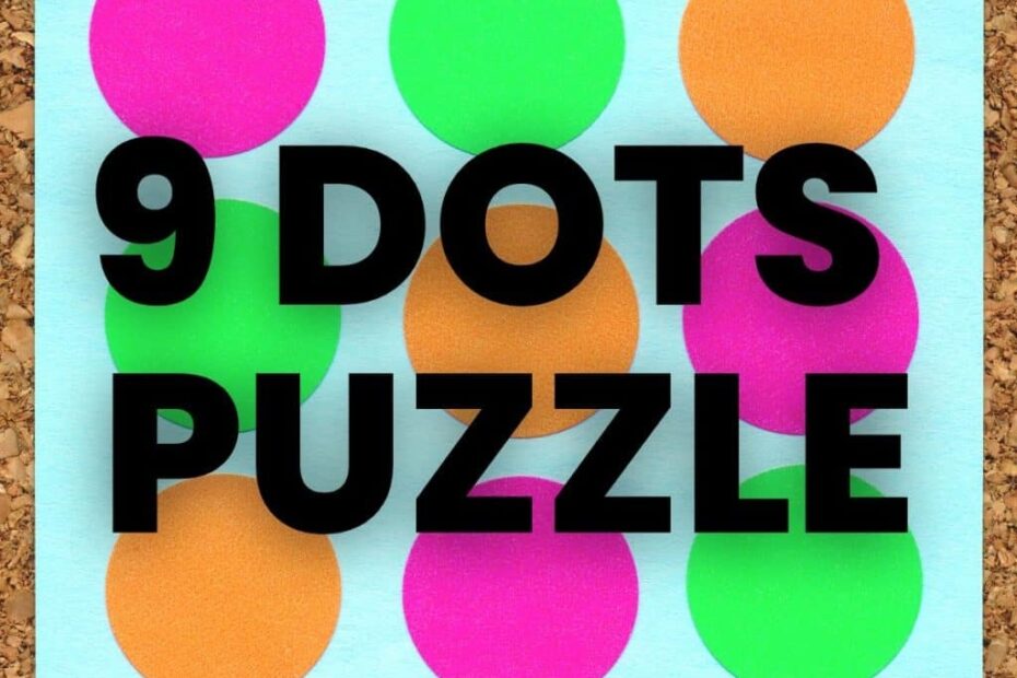 9 Dots Puzzle Math U003d Love