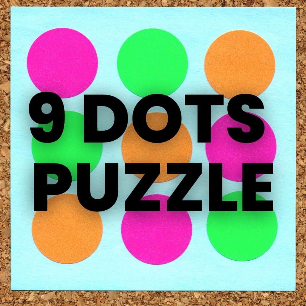 9 Dots Puzzle Math U003d Love