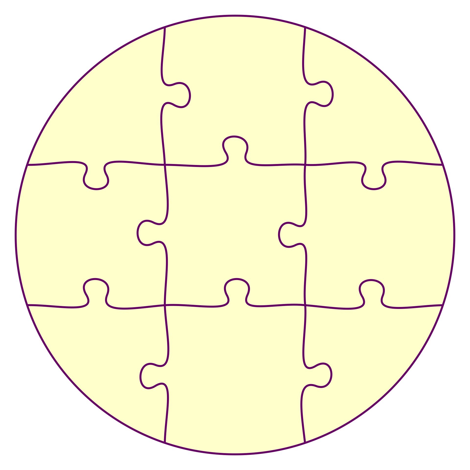 9 Piece Jigsaw Puzzle Template 10 Free PDF Printables Printablee