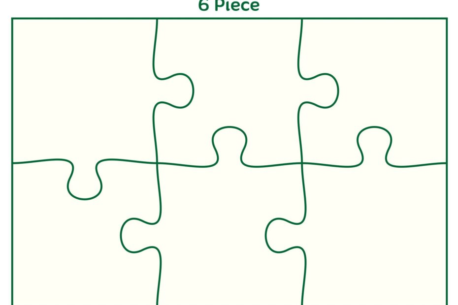 9 Piece Jigsaw Puzzle Template 10 Free PDF Printables Printablee