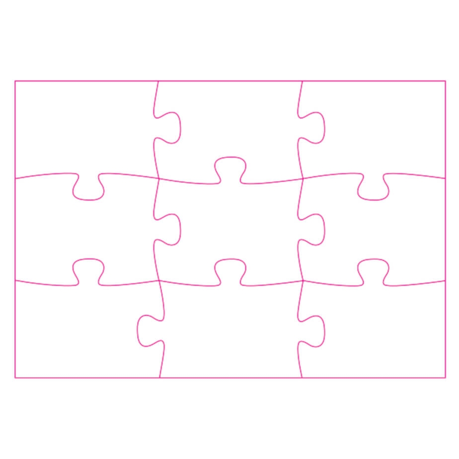 template for 9 piece puzzle