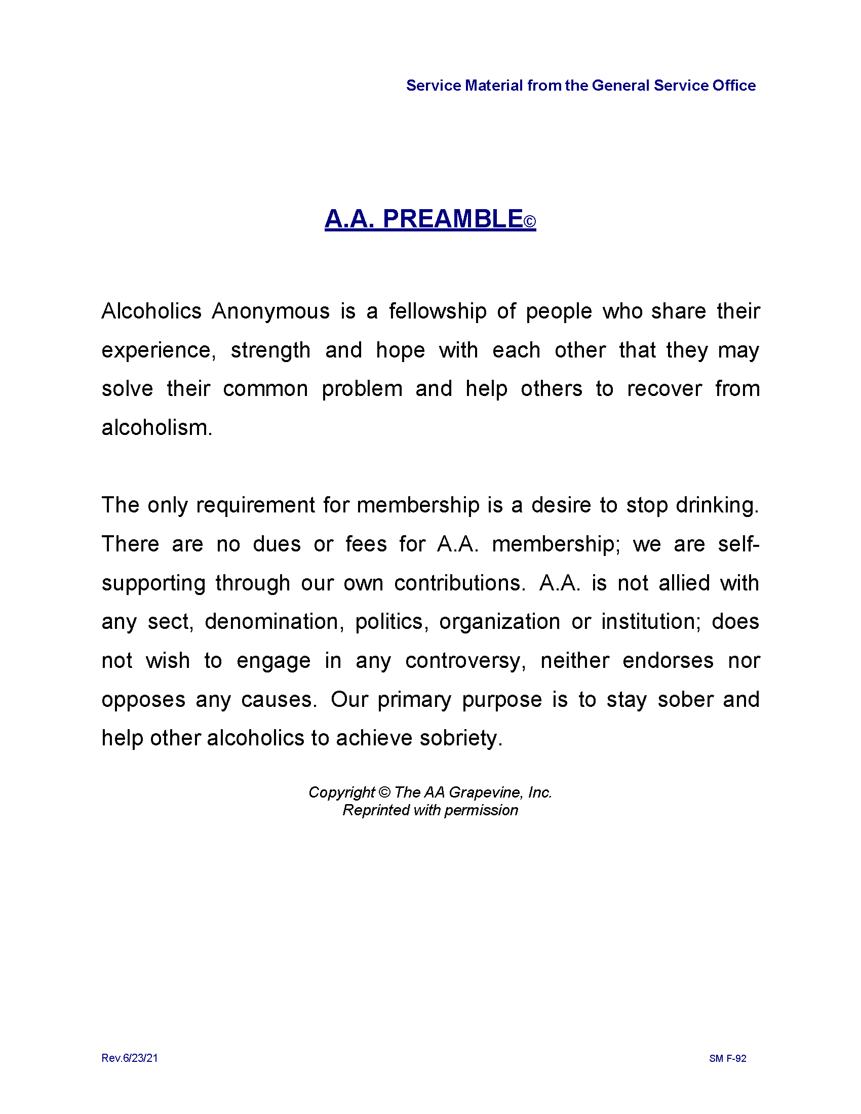 aa how it works printable