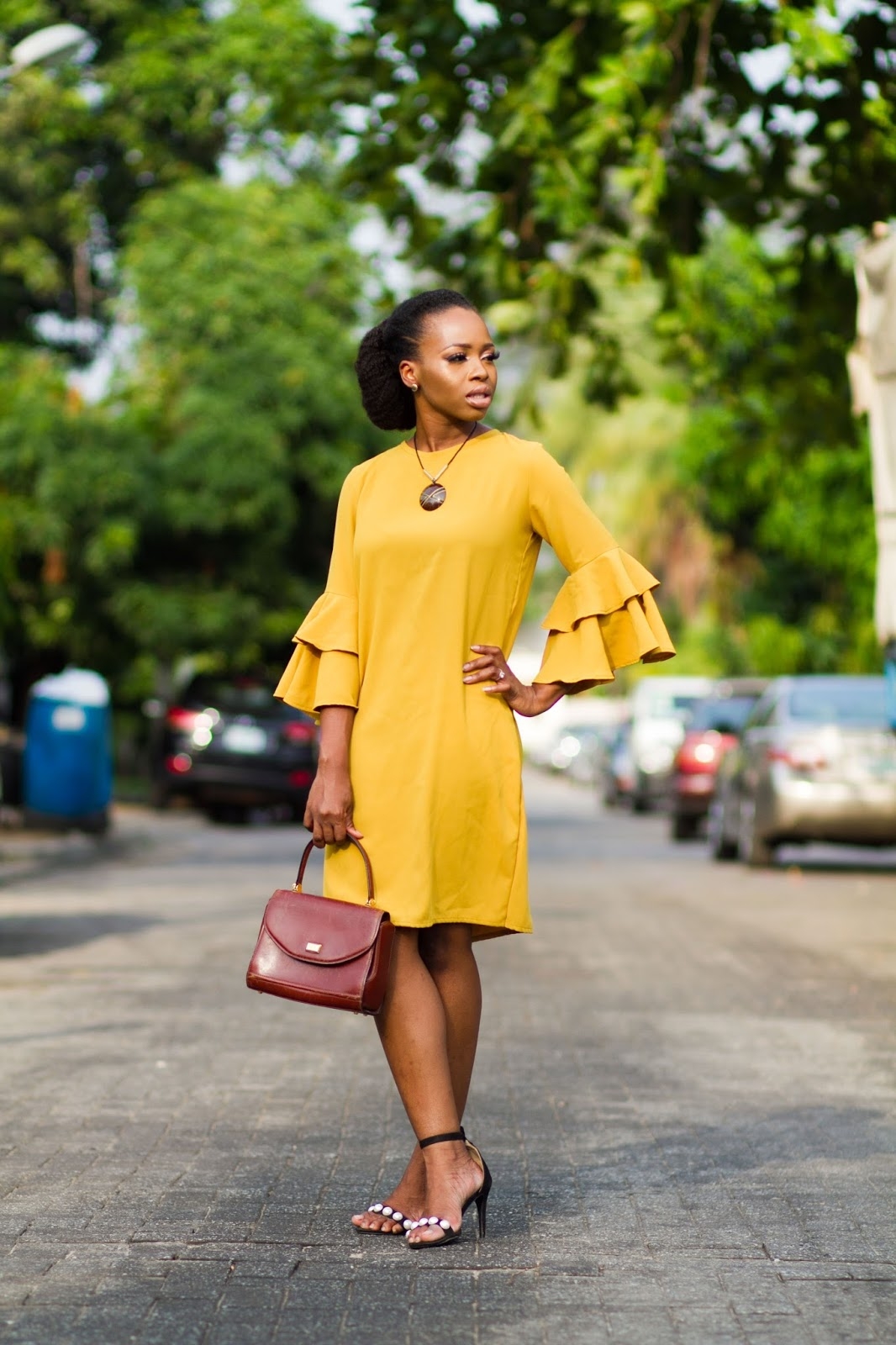 A Mustard Yellow Shift Dress From Inighi Tuke s Quest