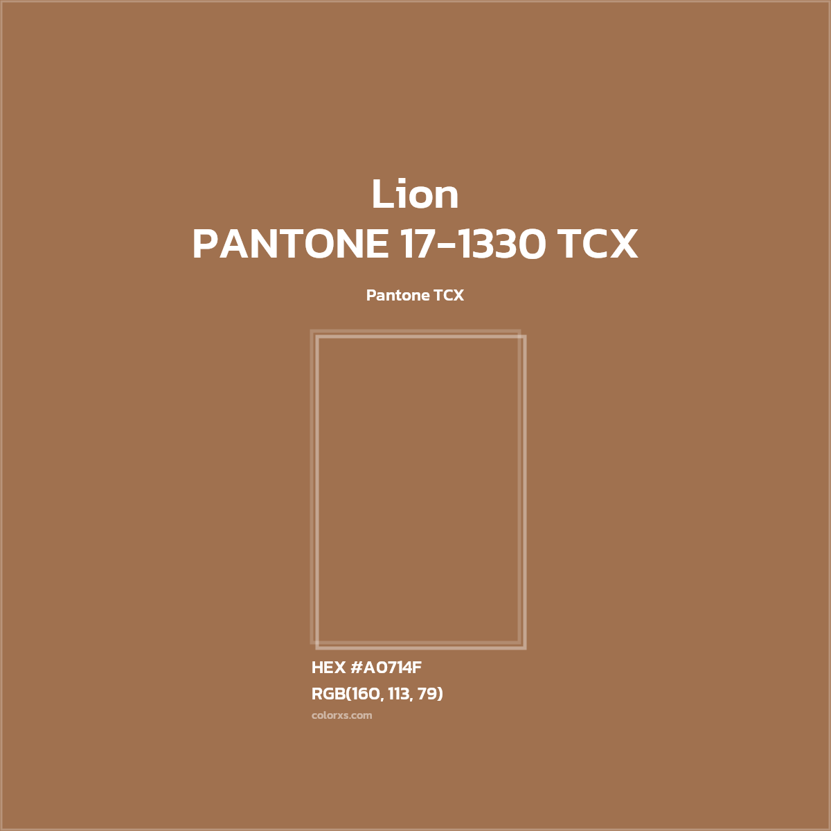 About PANTONE 17 1330 TCX Lion Color Color Codes Similar Colors And Paints Colorxs
