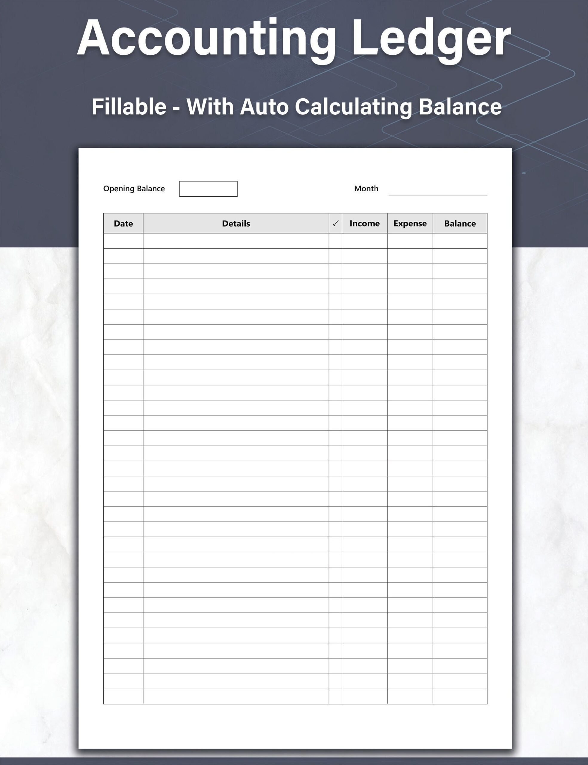 Accounting Ledger Sheet Fillable And Printable Accounts Template Business Account Ledger Ideal For Small Business Bookkeeping PDF Etsy