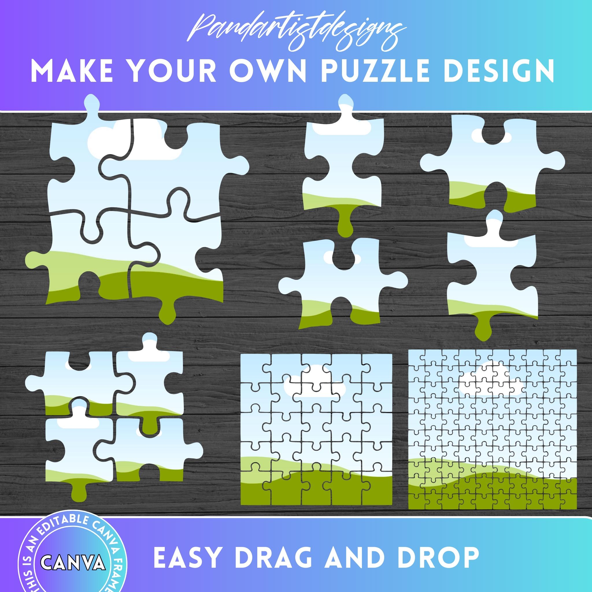 puzzle design template