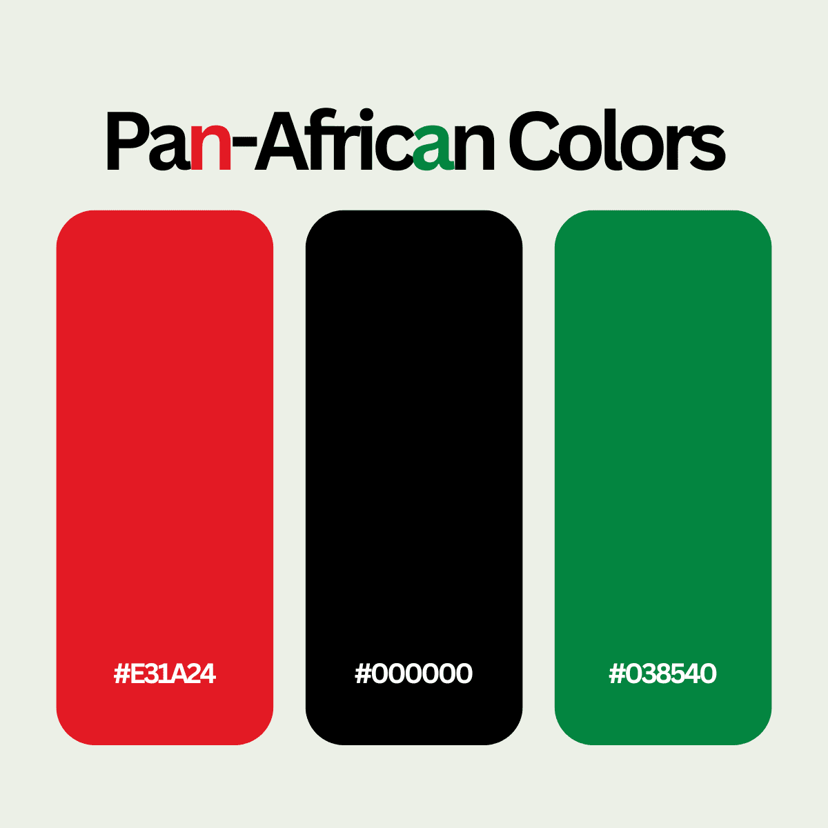 colors of the african flag