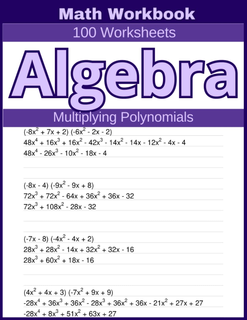 multiplying polynomials worksheet
