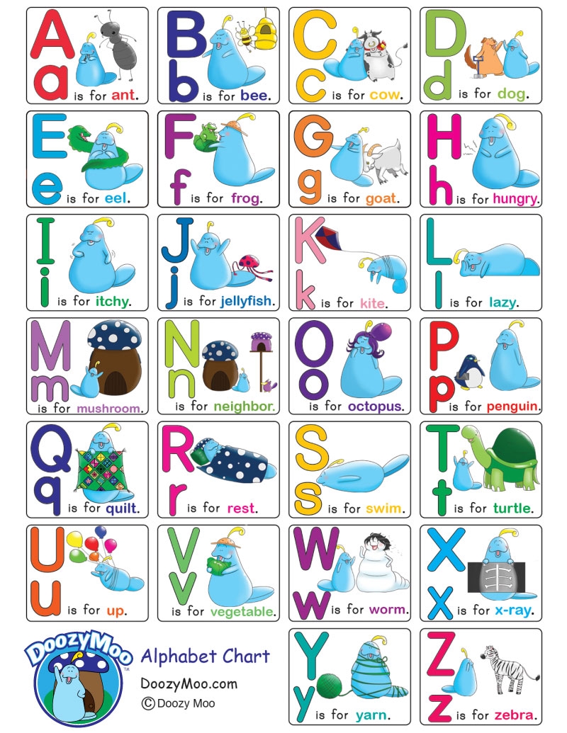 printable colored letters of the alphabet