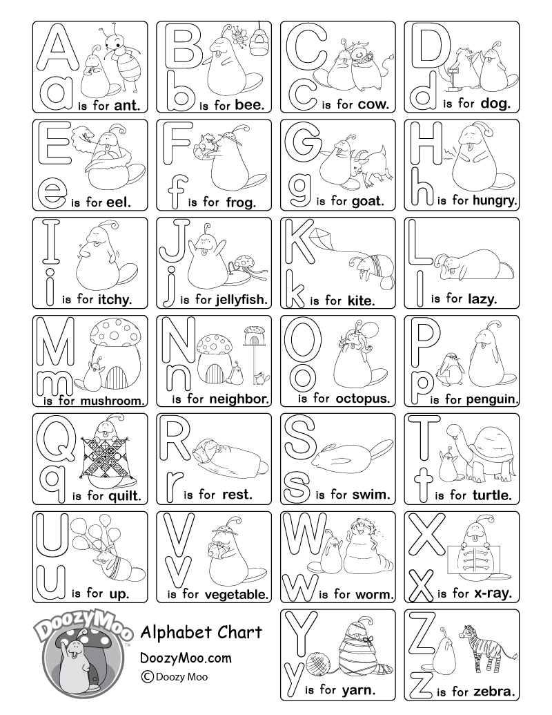 free alphabet printable