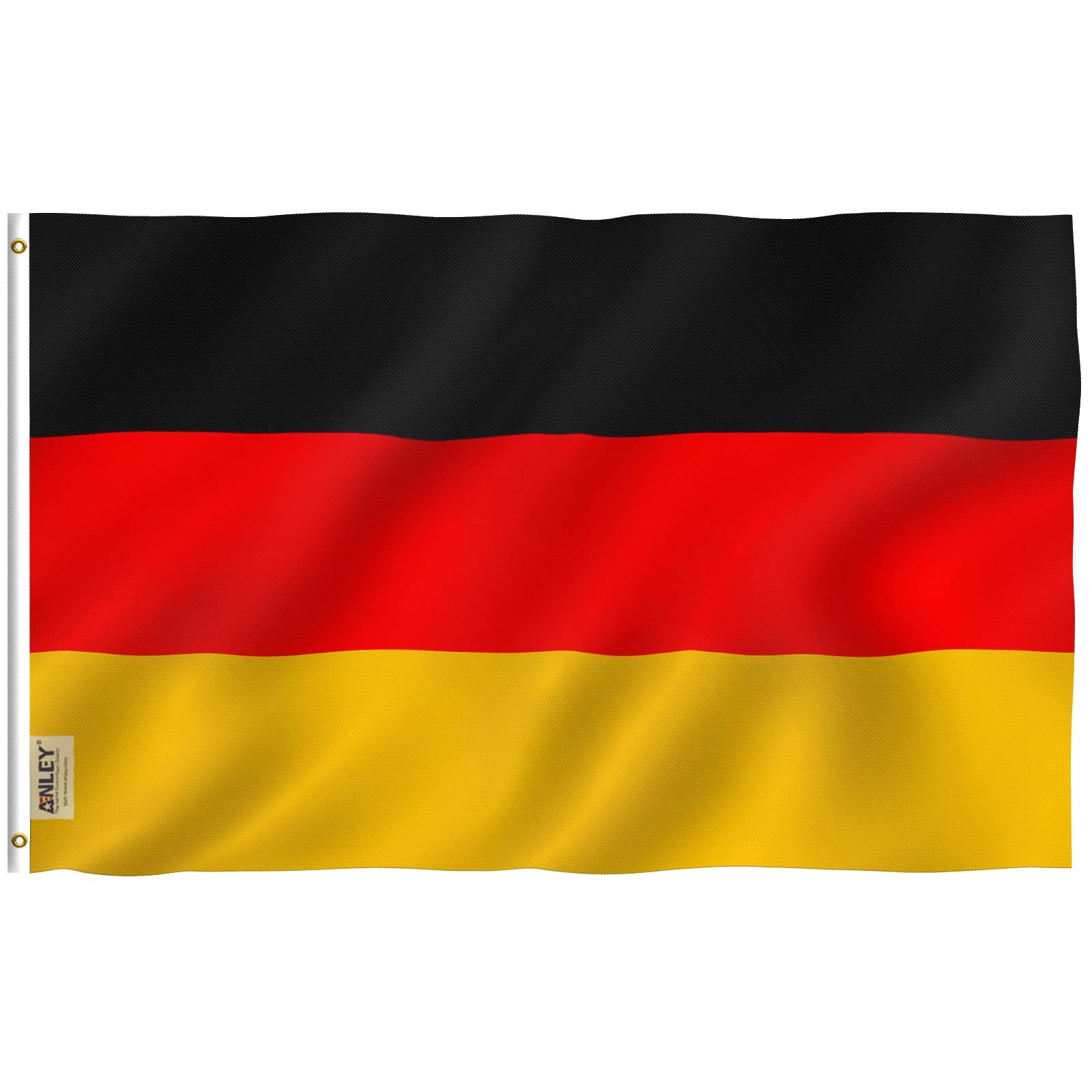Amazon Anley Fly Breeze 3x5 Foot Germany Flag Vivid Color And Fade Proof Canvas Header And Double Stitched German Flags Polyester With Brass Grommets 3 X 5 Ft Patio Lawn U0026 Garden
