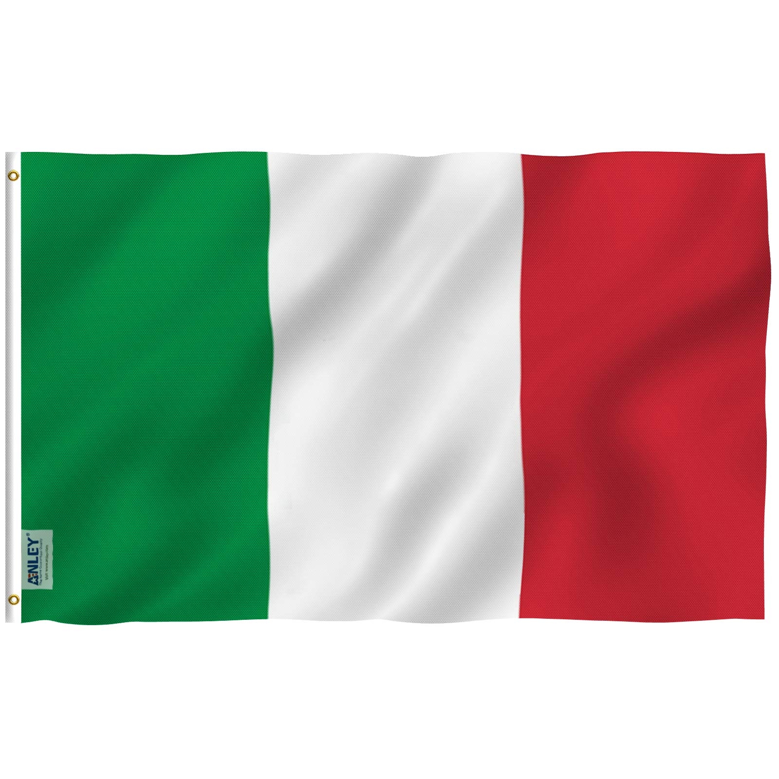 Amazon Anley Fly Breeze 3x5 Foot Italy Flag Vivid Color And Fade Proof Canvas Header And Double Stitched Italian Flags Polyester With Brass Grommets 3 X 5 Ft Patio Lawn U0026 Garden