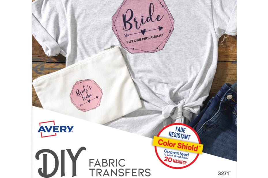 Amazon Avery Printable Heat Transfer Paper For Light Fabrics 8 5