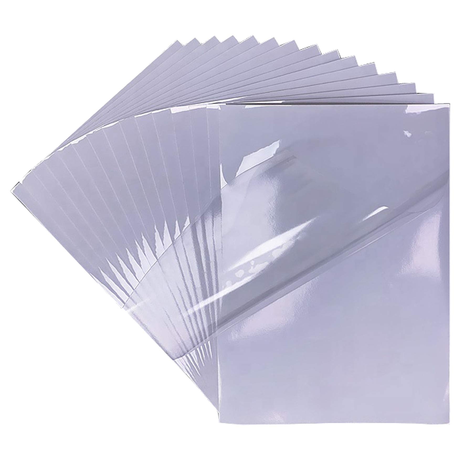 Amazon Bleidruck Crystal Clear Sticker Paper 25 Sheets A4 