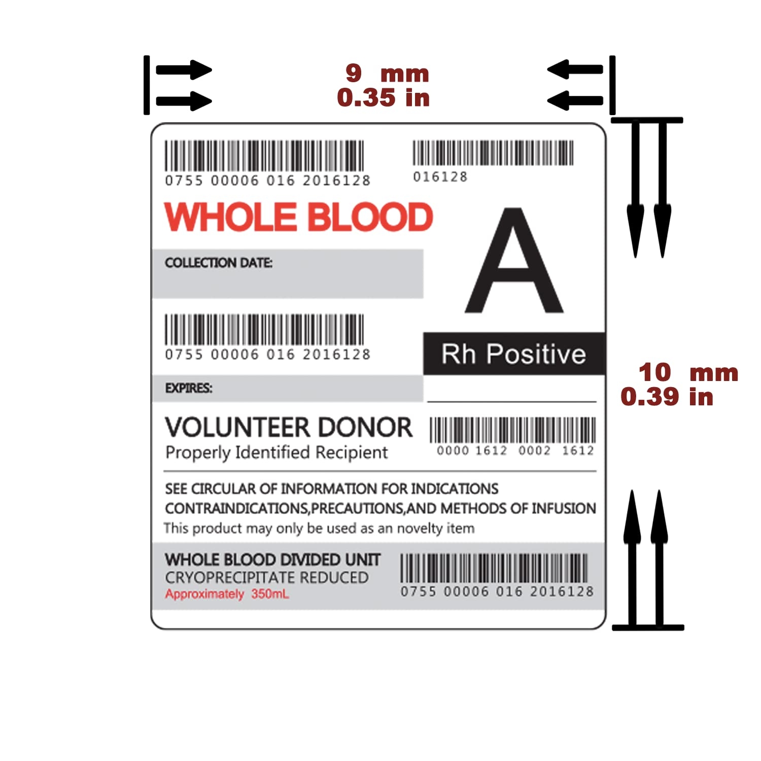 Amazon Blood Bag Labels Halloween Nurse s Day Theme Party Labels Applied To Blood Bags 20 Pack 