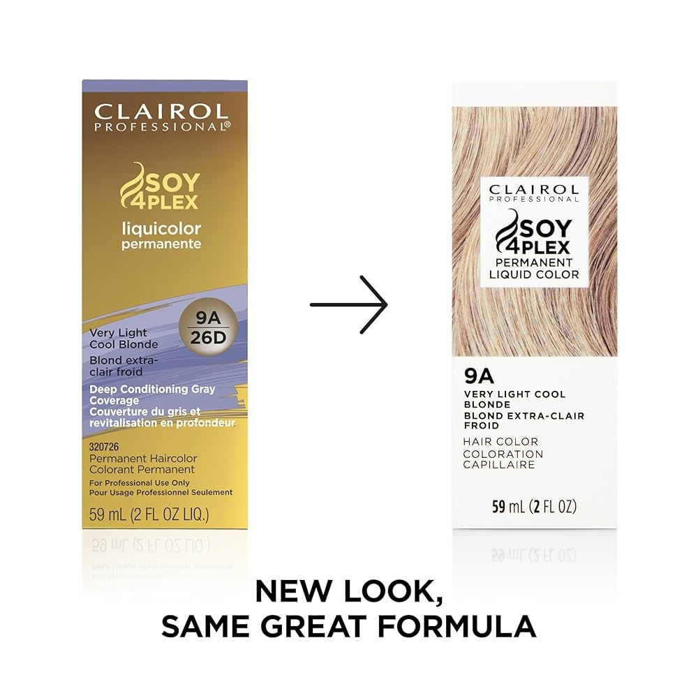 Amazon Clairol Professional Permanent Liquicolor 9a Very Light Cool Blonde 2 Oz Packaging May Vary Beauty U0026 Personal Care
