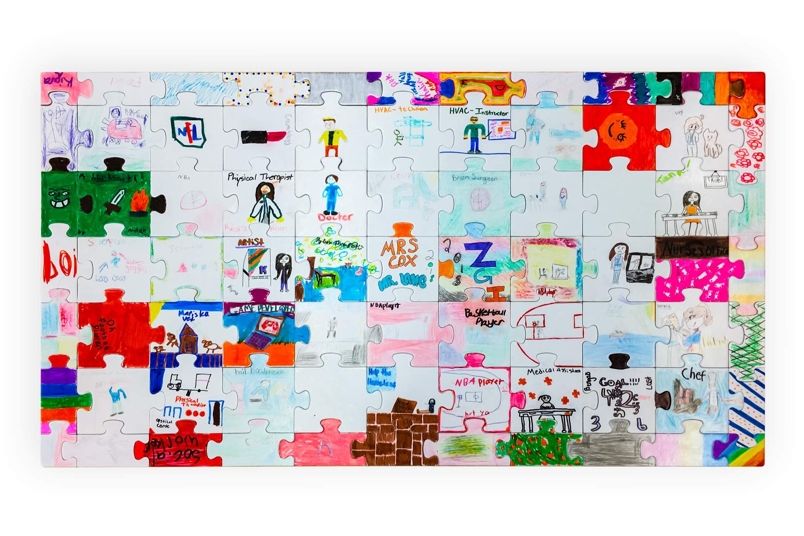 Amazon Hygloss Products Blank Community Puzzle Create A 