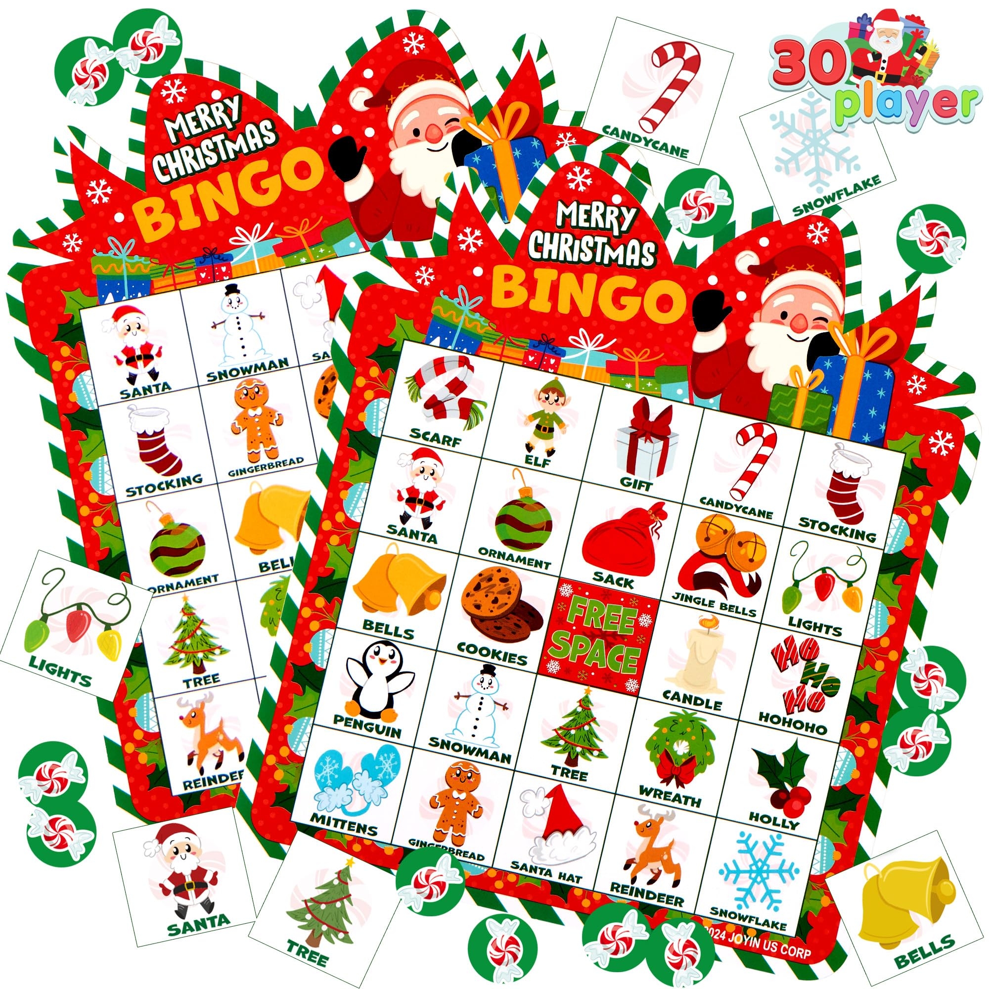 printable xmas bingo game