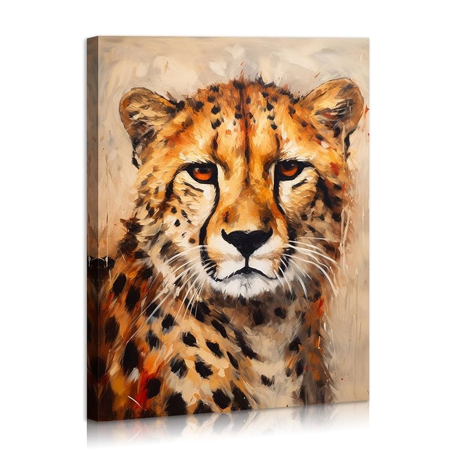 Amazon Leopard Canvas Prints Wildlife Animal Leopard Wall Art 