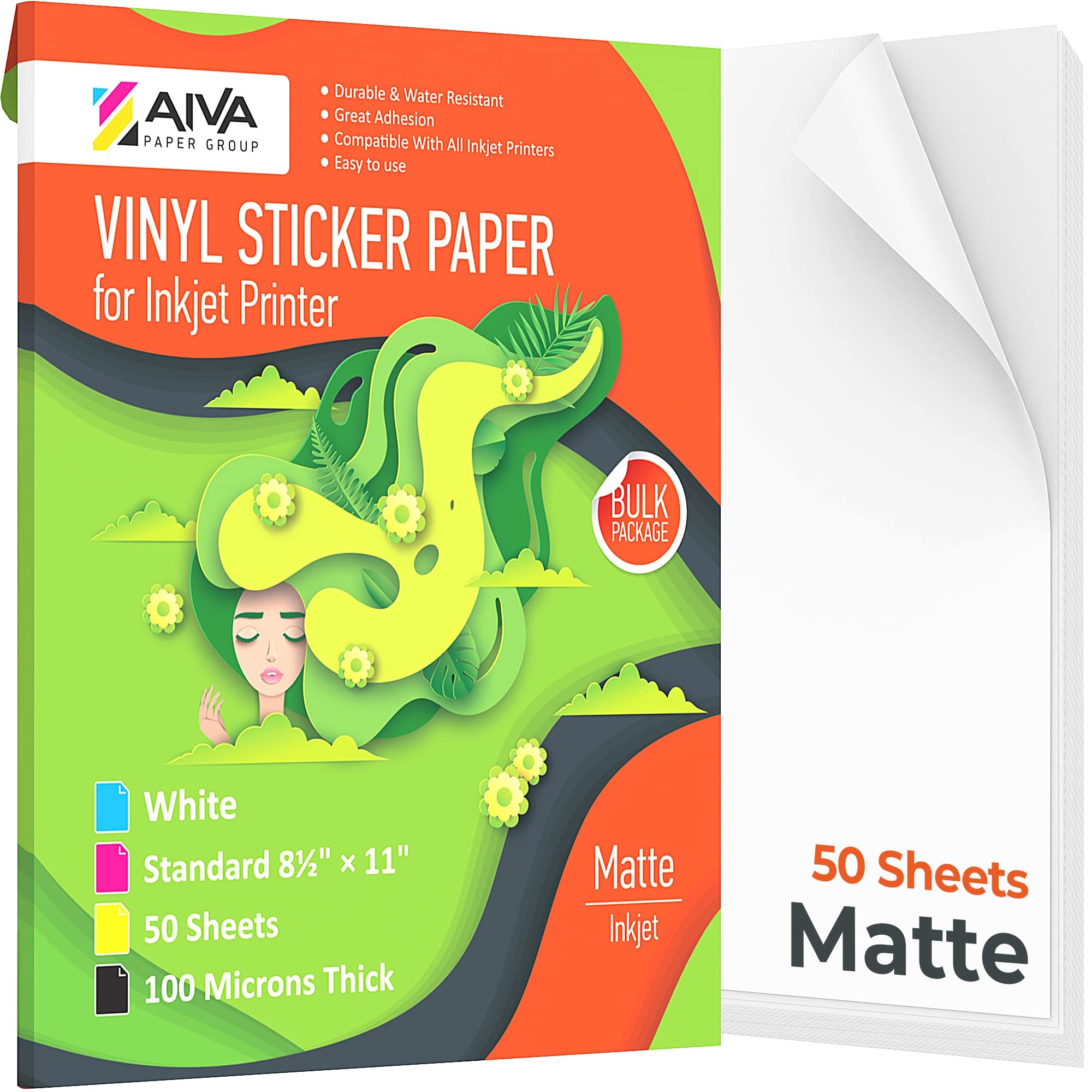 Amazon Printable Vinyl Sticker Paper Waterproof Decal 