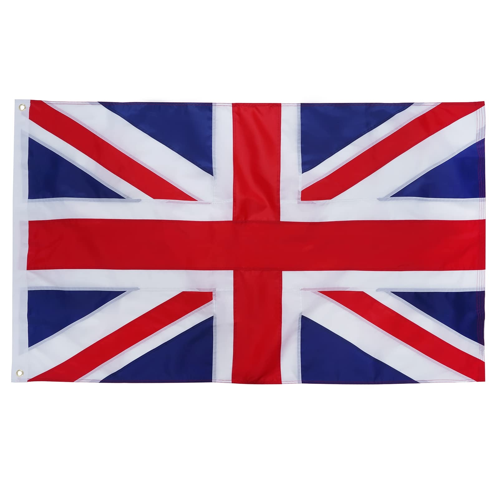 Amazon TOPFLAGS British Flag 3x5 Ft Outdoor UK Flag Embroidered Double Sided United Kingdom Flags For Outside Heavy Duty Nylon Sewn Stripes With 