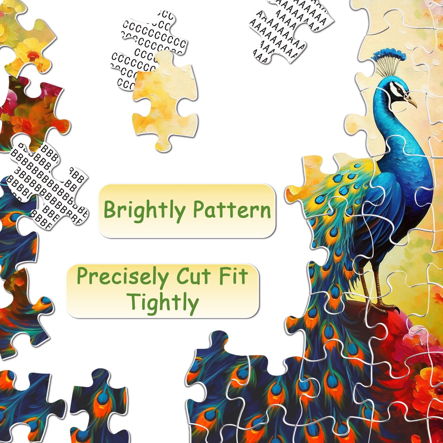 Amazon Vintage Peacock Puzzles For Adults 1000 Pieces Colorful Bird Art Garden Jigsaw Puzzles Gradient Flower Animal Puzzles As Peacock Decor 