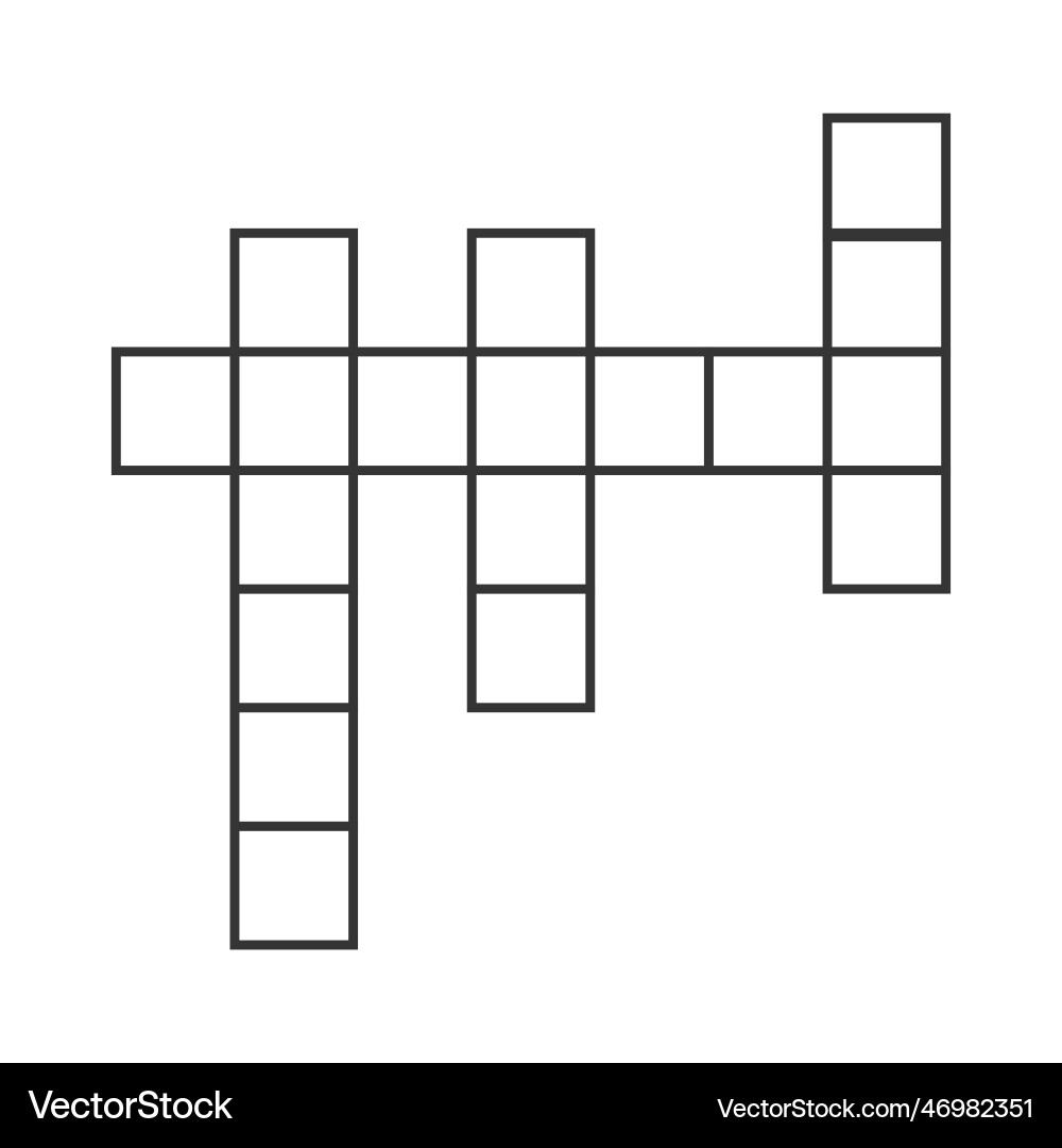 word crossword puzzle template