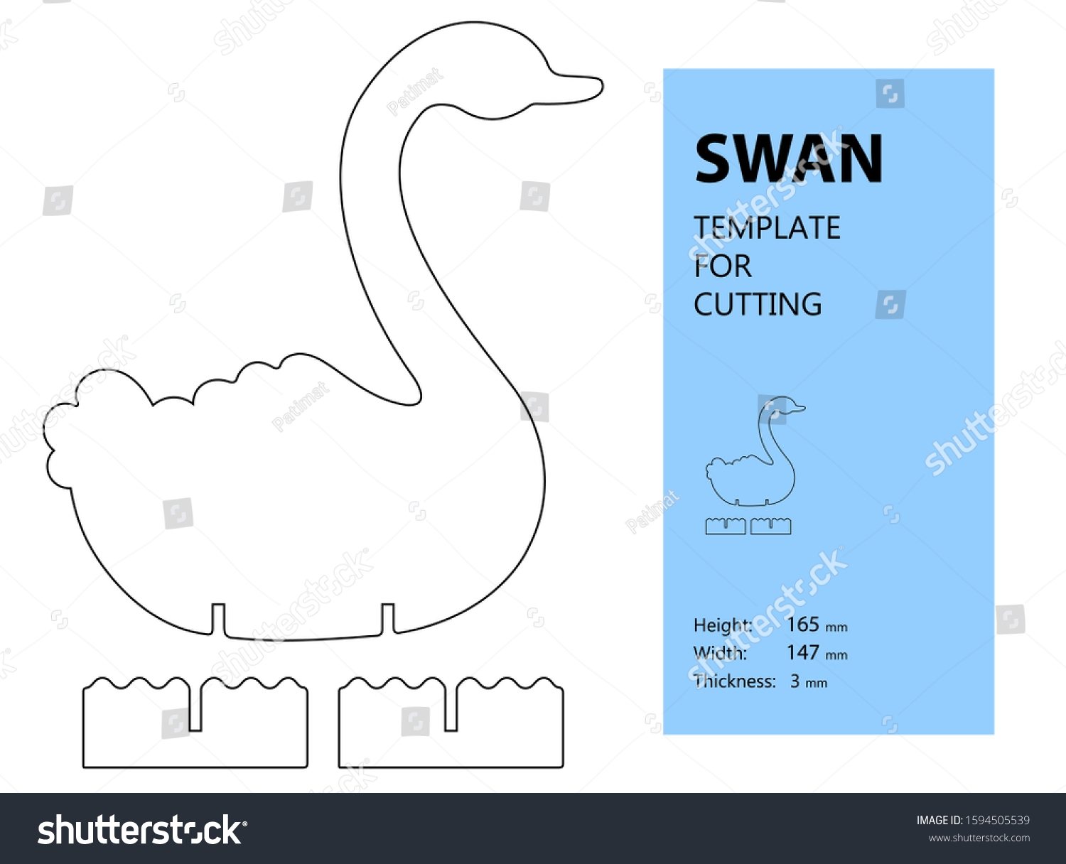Animal Puzzle Laser Cutting Template Vector Stock Vector Royalty Free 1594505539 Shutterstock