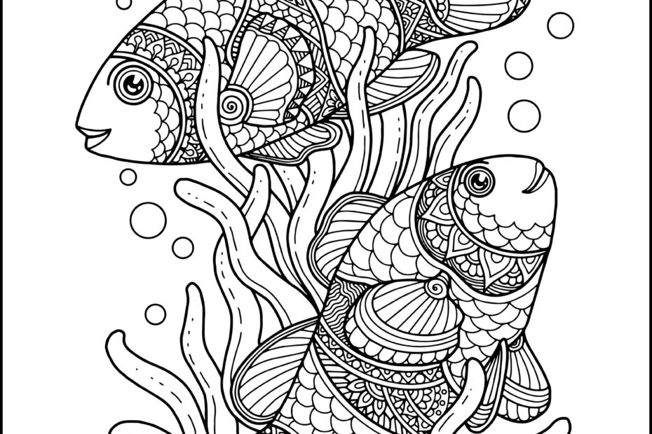 Animal Zentangle Adult Coloring Pages Printable Digital Downloadable Coloring Pages Lion Horse Elephant Owl U0026 Fish Coloring Page Bundle Etsy