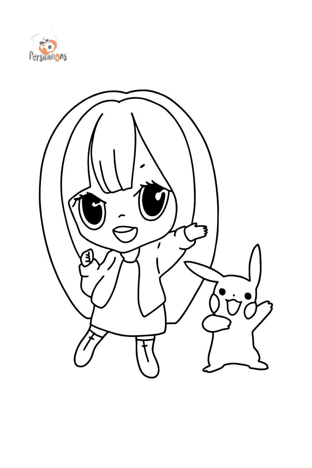 Anime Girl Kawaii Coloring Pages Online And Print For Free 