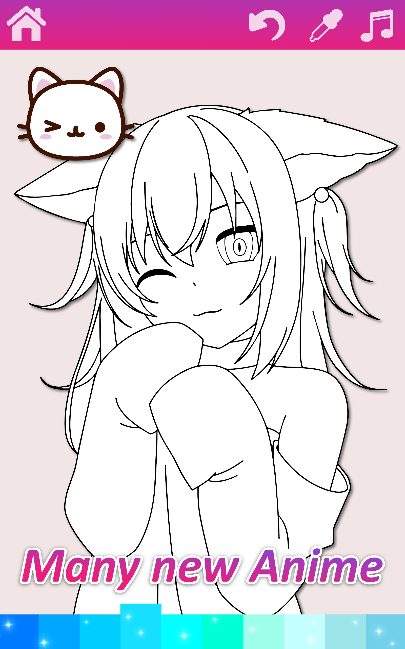 anime coloring games