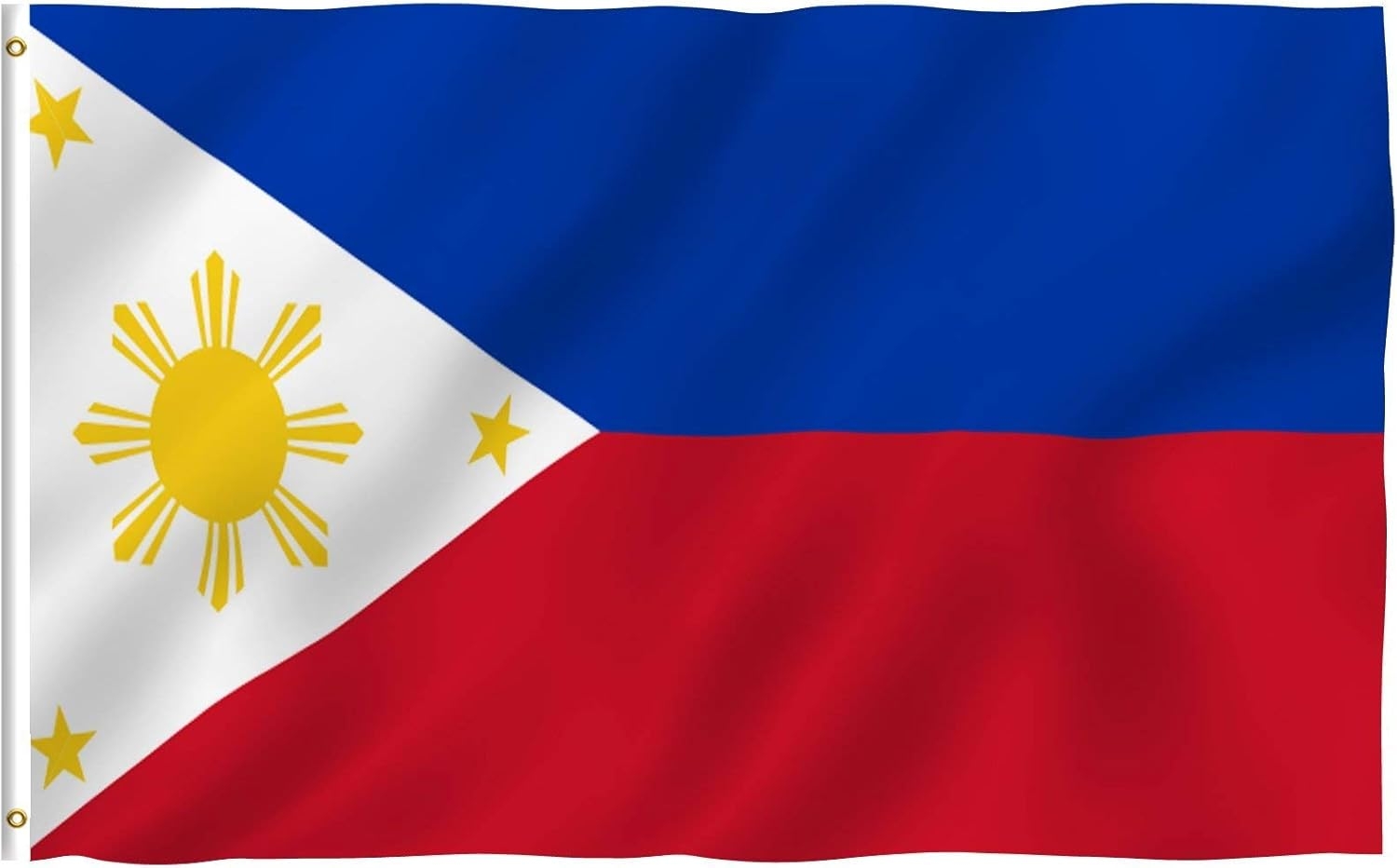 Anley 3x5 Ft Philippines Flag Vivid Color Fade Proof Brass Grommets