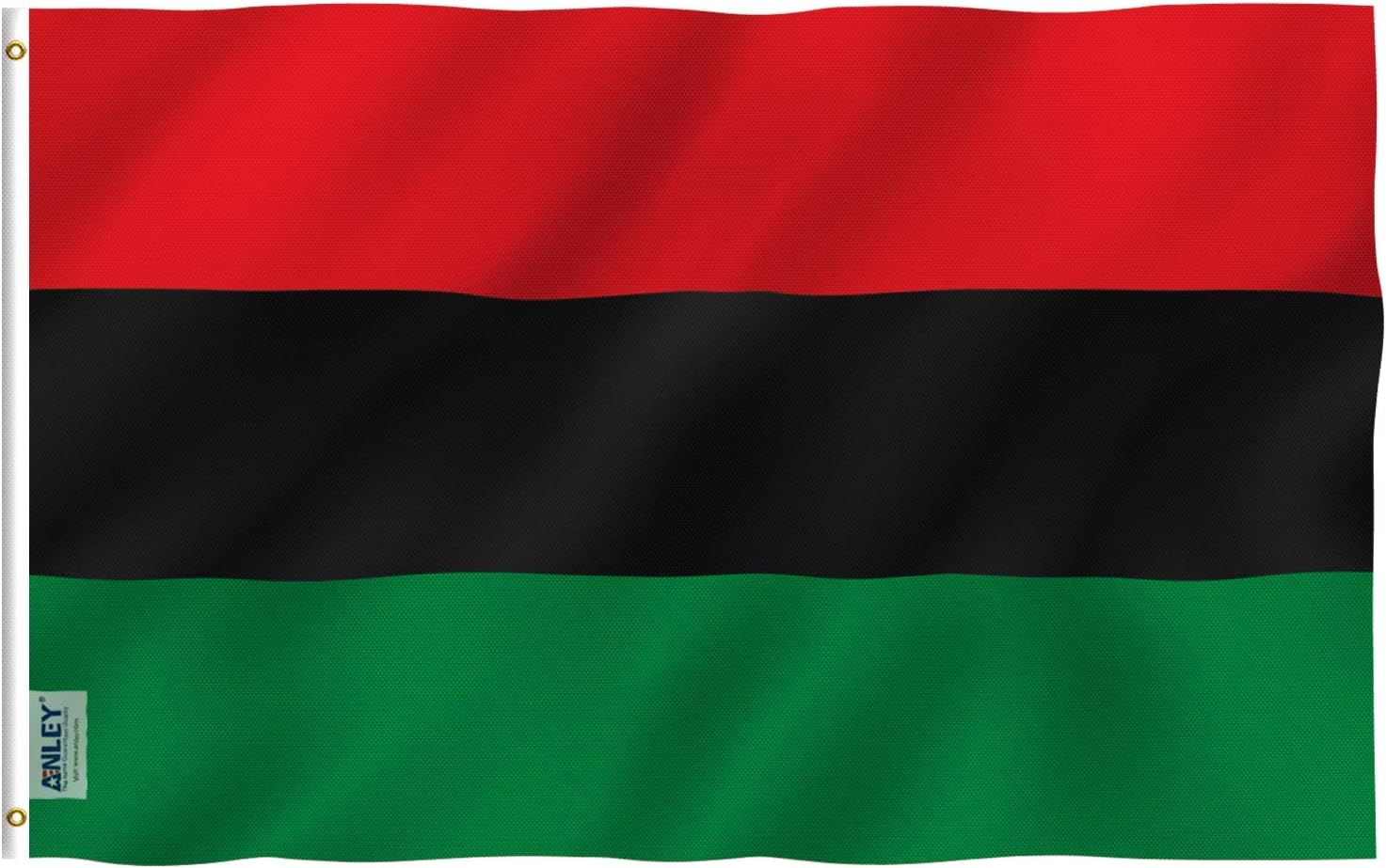 american flag african colors
