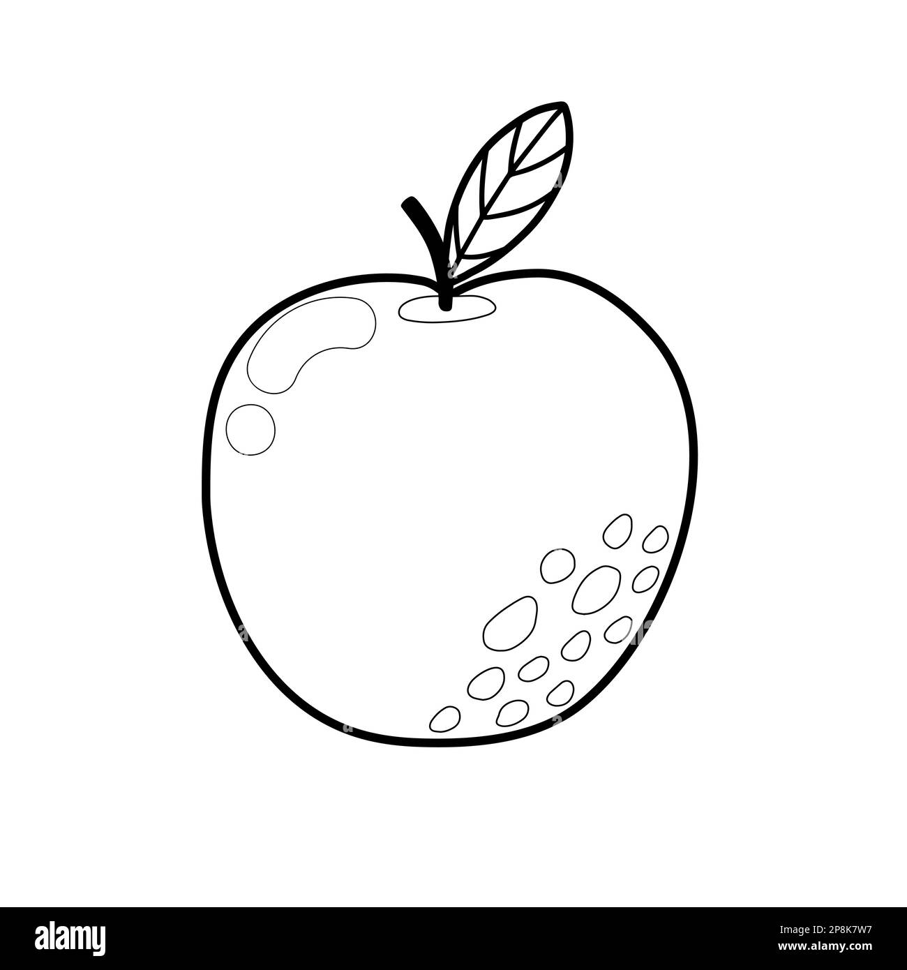 apple pictures to color
