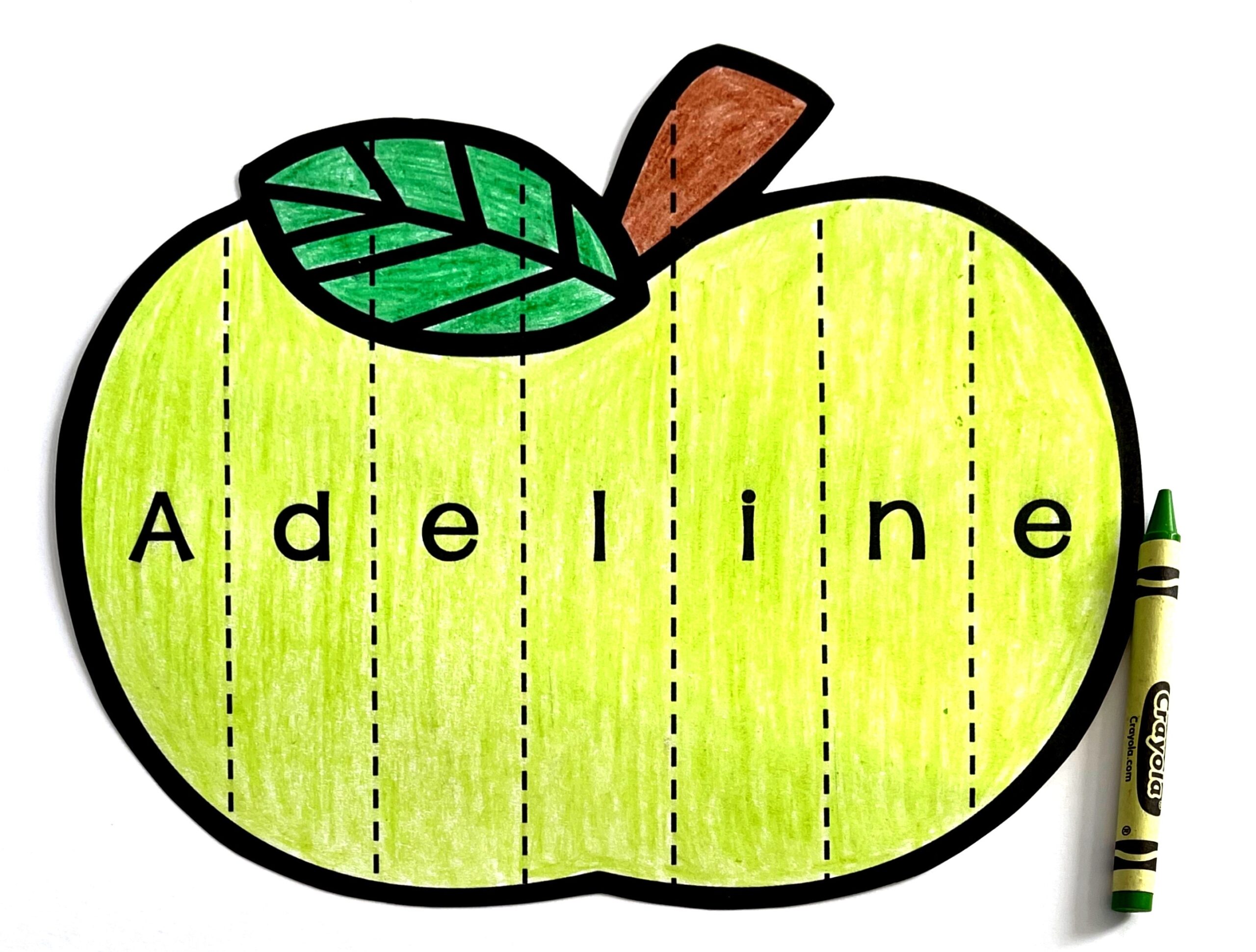 Apple Name Activity Ms Stephanie s Preschool