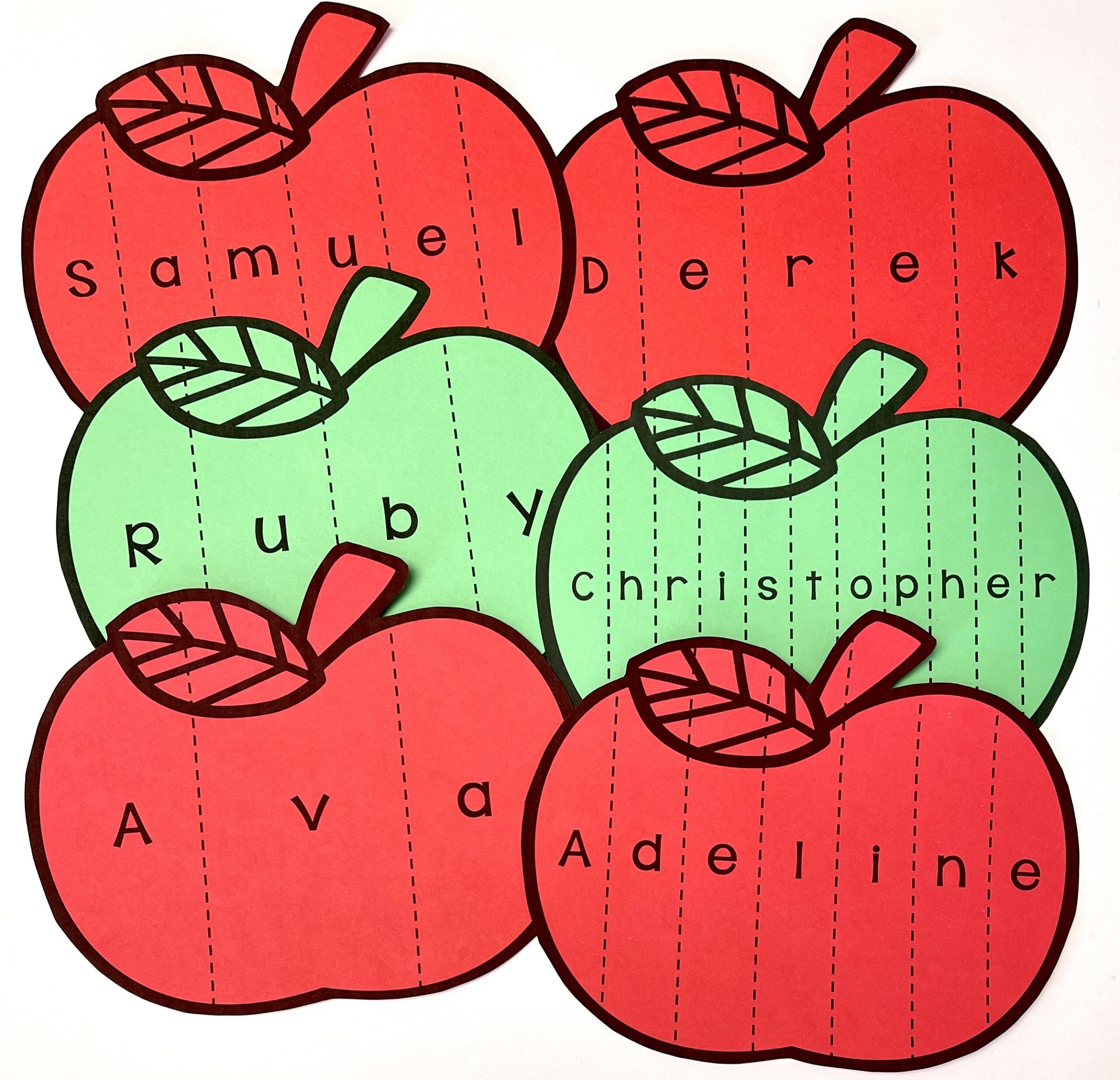 Apple Name Activity Ms Stephanie s Preschool