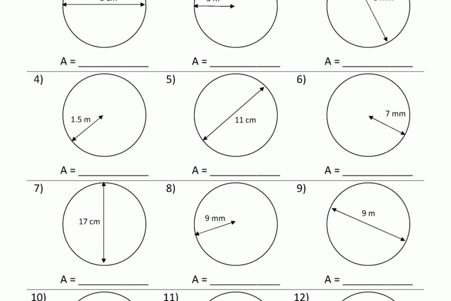 Area Of A Circle