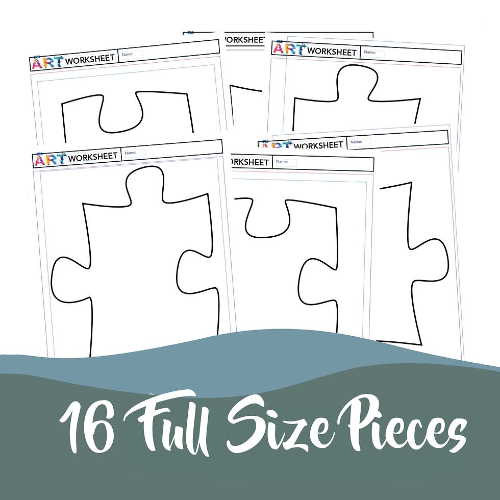 collaborative puzzle template free