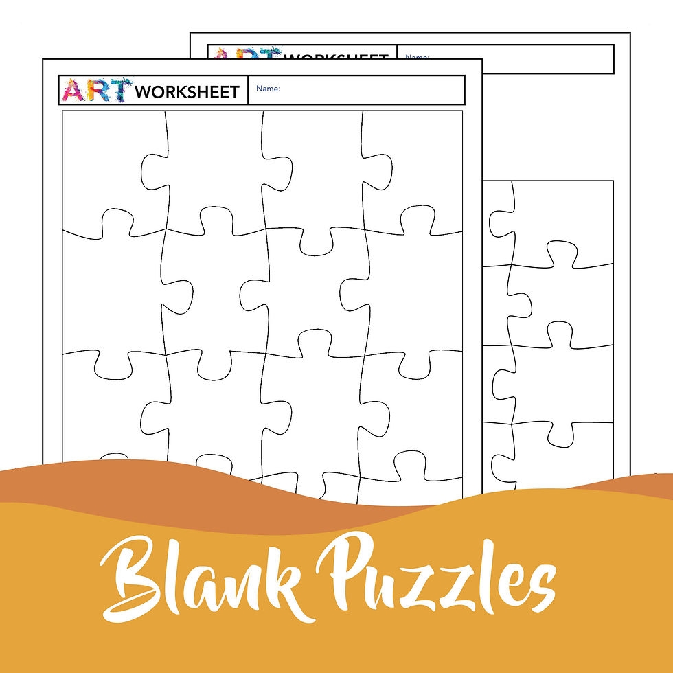 Art U0026 Drawing 16 Puzzle Piece Template Collaborative Team U0026 All 