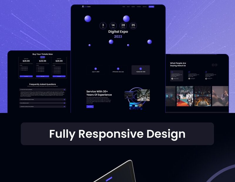 AsalhaEvent Conference U0026 Event React Next Js Template
