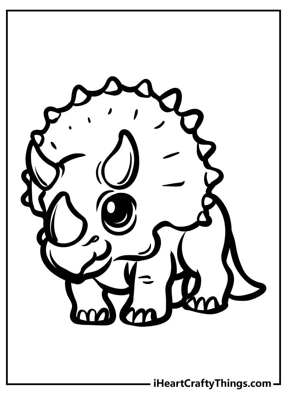 dinosaur coloring picture