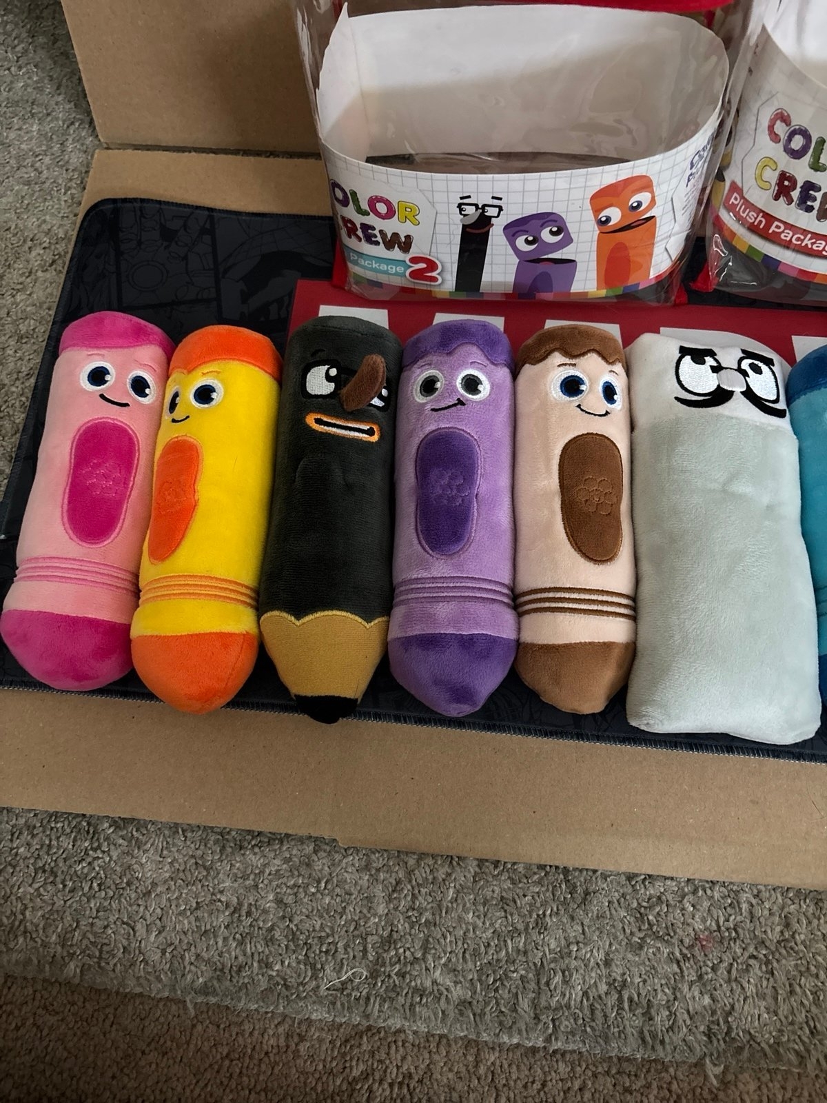 Baby First Color Crew 1u00262 Talking Plush Very Rare 2 Packs Brand New Stuffed Animals
