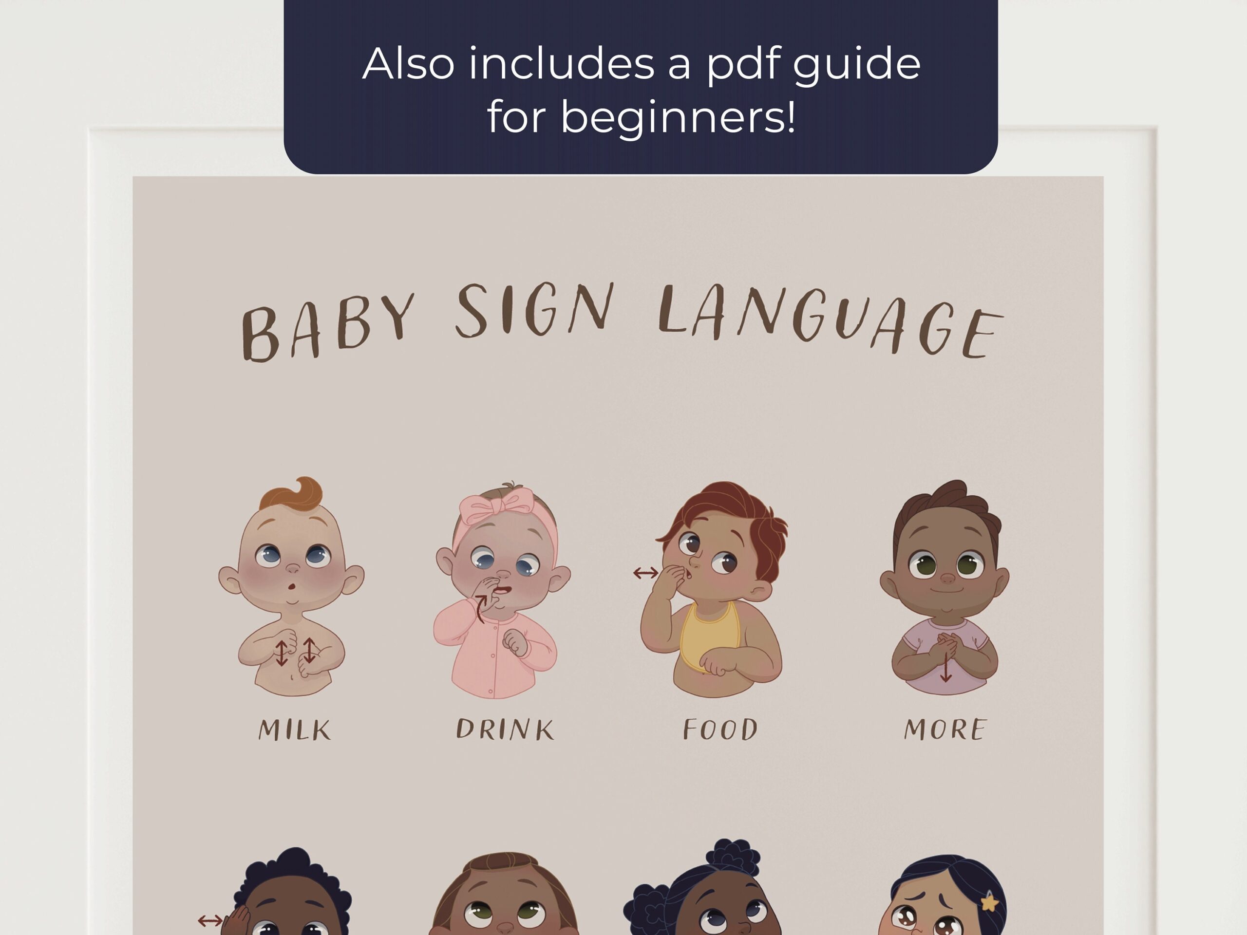 infant sign language printables