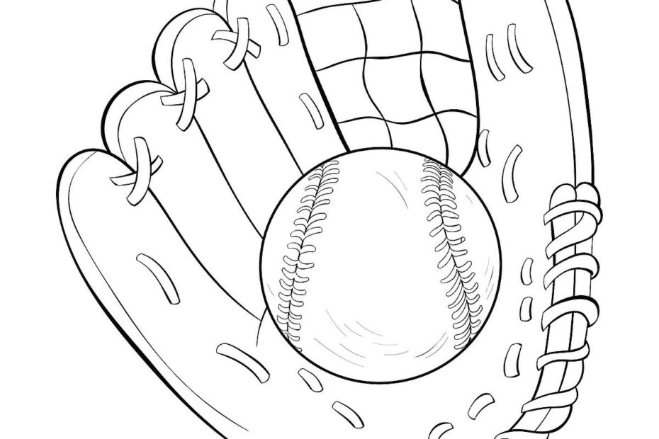 Baseball Coloring Pages For Kids Printable Baseball Coloring