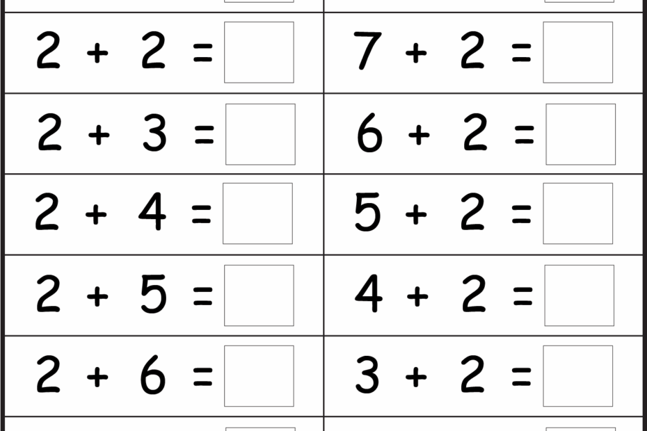 Basic Math Facts Worksheet A Comprehensive Practice Tool Free Worksheets Library