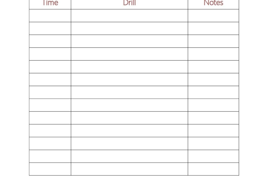 Basketball Practice Plan Template Hoop Coach