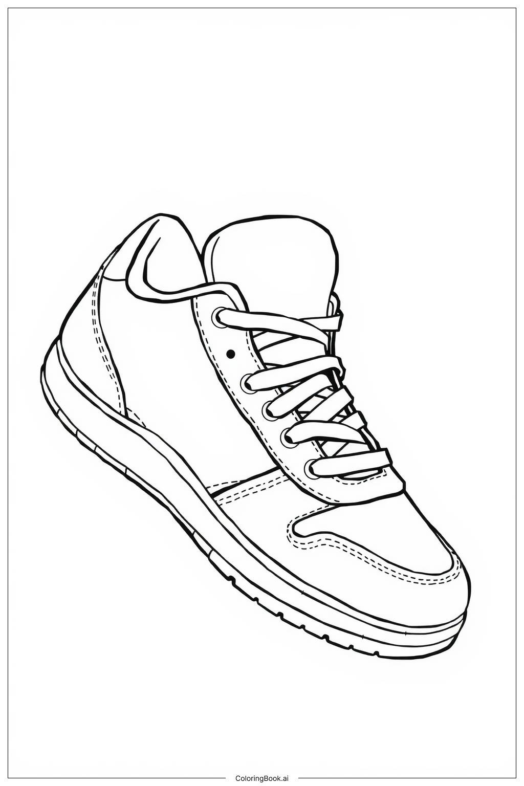 Basketball Shoes Design Coloring Page Free PDFu0026PNG Printable 